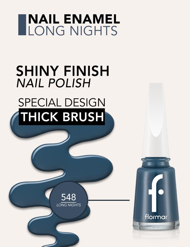 فلورمار طلاء الأظافر 11مل LONG NIGHTS رقم548
