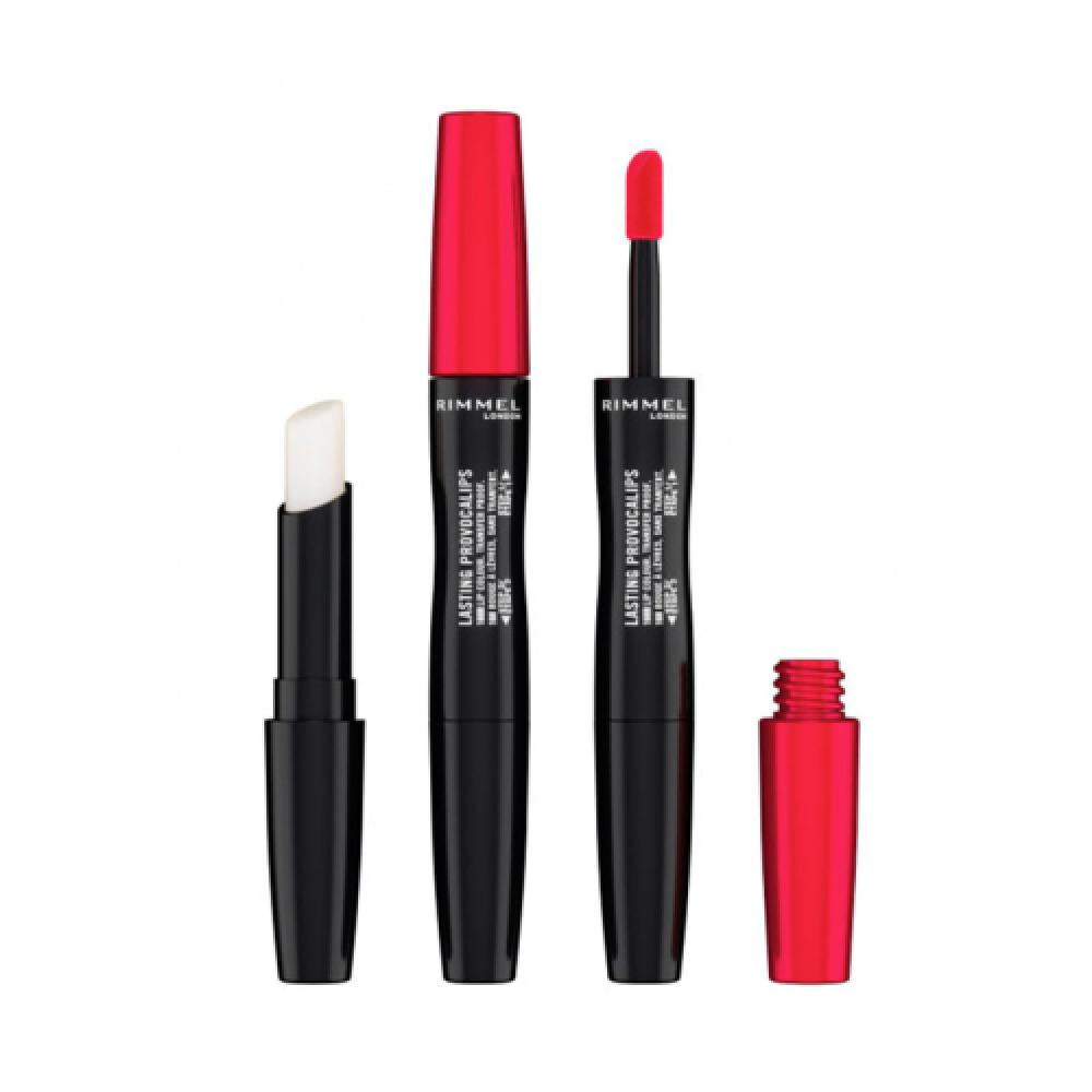 ريميل لندن لاستنج بروفوكاليبس LASTING PROVOCALIPS احمر شفايف رقم 500 KISS THE TOWN RED