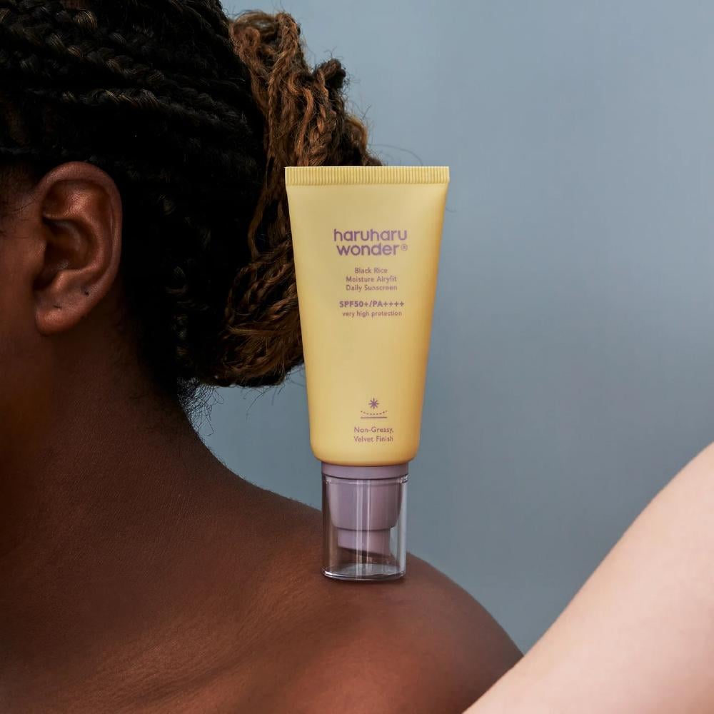 هاروهارو وندر واقي شمس معدني SPF50++ غير معطر بخلاصة الأرز الأسود غير دهني 50مل