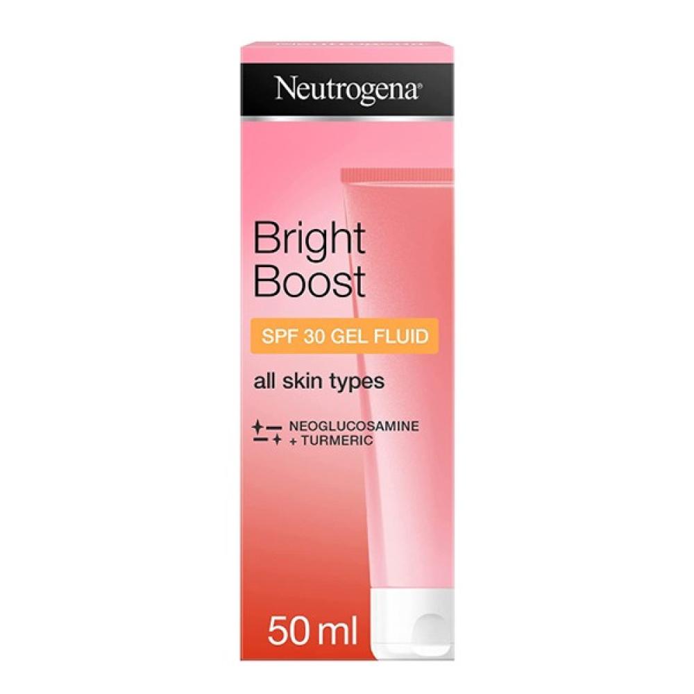 نيتروجينا برايت بوست جل سائل لبشرة مشرقة و متوحدة SPF30 لكل أنواع البشرة 50مل