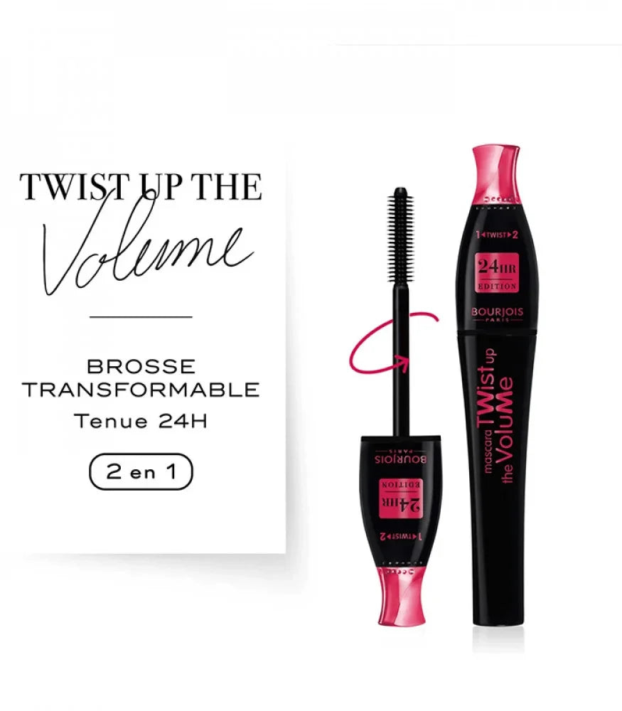 بورجوا TWIST UP THE VOLUME تويست اب ذا فوليوم مالتي بلايد لاش ماسكارا رقم 23 أسود