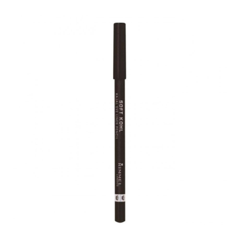 ريميل لندن سوفت كحل SOFT KOHL قام تحديد عيون كاجالKAJAL رقم 061 JET BLACK جيت بلاك