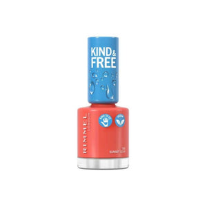 صورة ريميل لندن طلاء أظافر كايند اند فري KIND & FREE رقم 155 SUNSET SOAR صنسيت سوار 8مل
