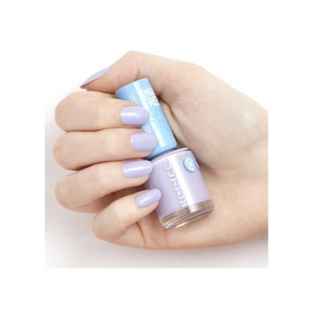 ريميل لندن طلاء أظافر كايند اند فري KIND & FREE رقم 153 LAVENDER LIGHT لافندر لايت 8مل