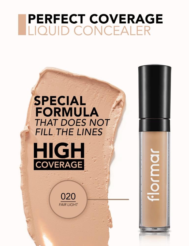فلورمار بيرفيكت كوفرج PERFECT COVERAGE كونسيلر خافي العيوب سائل رقم 20 فير لايت 5مل