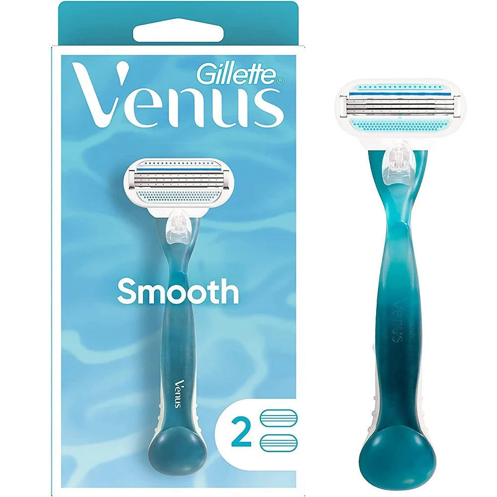 جيليت فينوس سموز SMOOTH ماكينة حلاقة نسائية ذراع مع عدد 2 شفرة