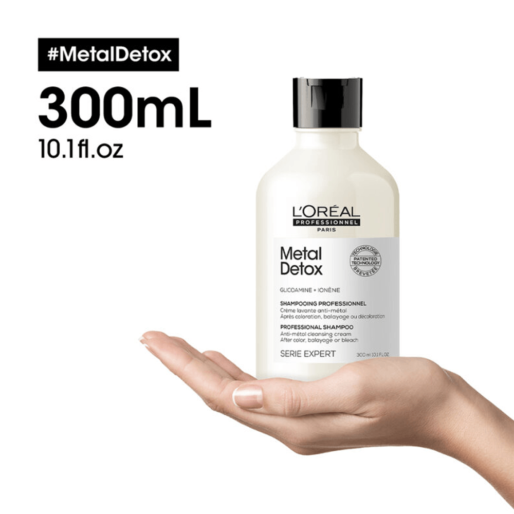 لوريال بروفسيونال ميتال ديتوكس METAL DETOX شامبو علاج تكسر الشعر بعد استخدام الصبغات 300مل