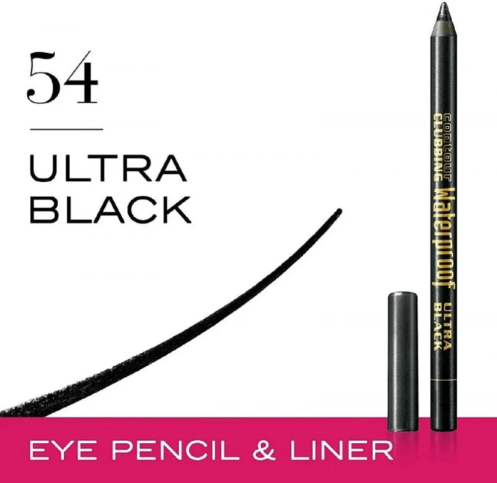 بورجوا CONTOUR CLUBBING كونتور كلابينج قلم تحديد محيط العين مقاوم للماء رقم 54 ULTRA BLACK الترا بلاك