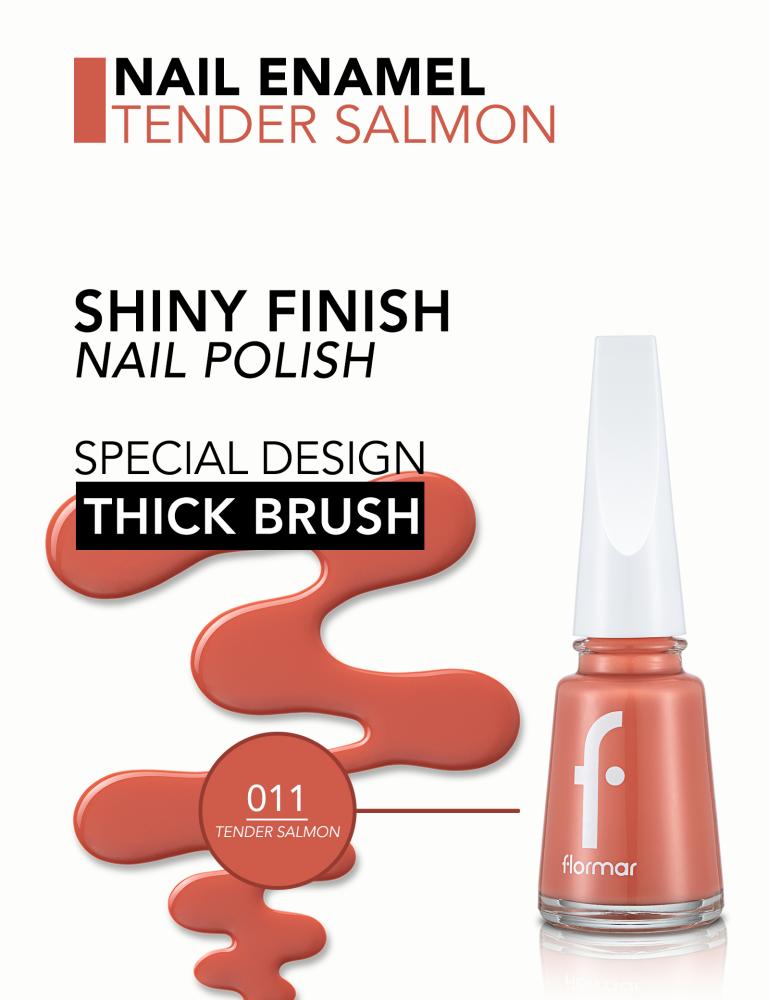 فلورمار طلاء الأظافر 11مل TENDER SALMON رقم011