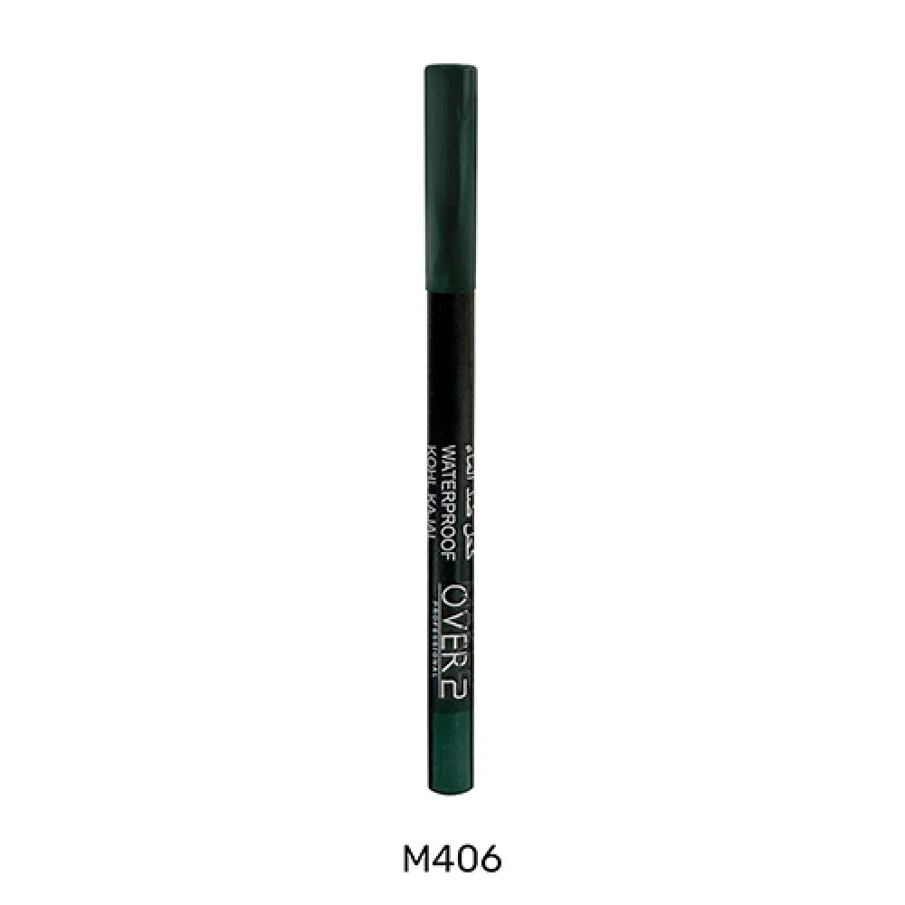 ميك اوفر 22 كحل كاجال اخضر غامق مقاوم الماء M406
