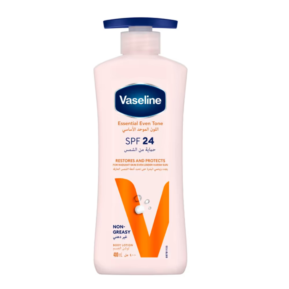 SPF 24 فازلين لوشن جسم 400 مل اللون الموحد والصحي