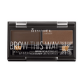 ريميل لندن برو ذيس واي BROW THIS WAY بودرة حواحب مجموعة رقم 3 بني غامق