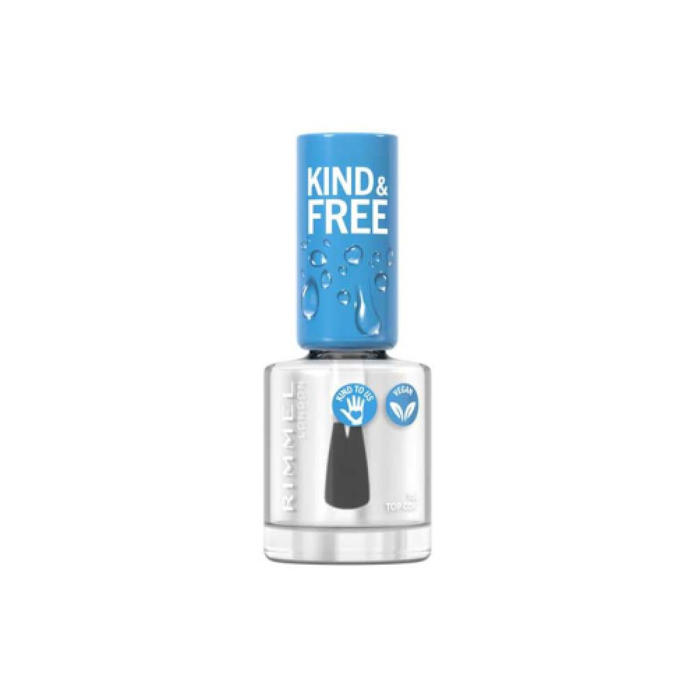 صورة ريميل لندن طلاء أظافر كايند اند فري KIND & FREE رقم 150 TOP COAT توب كوت 8مل