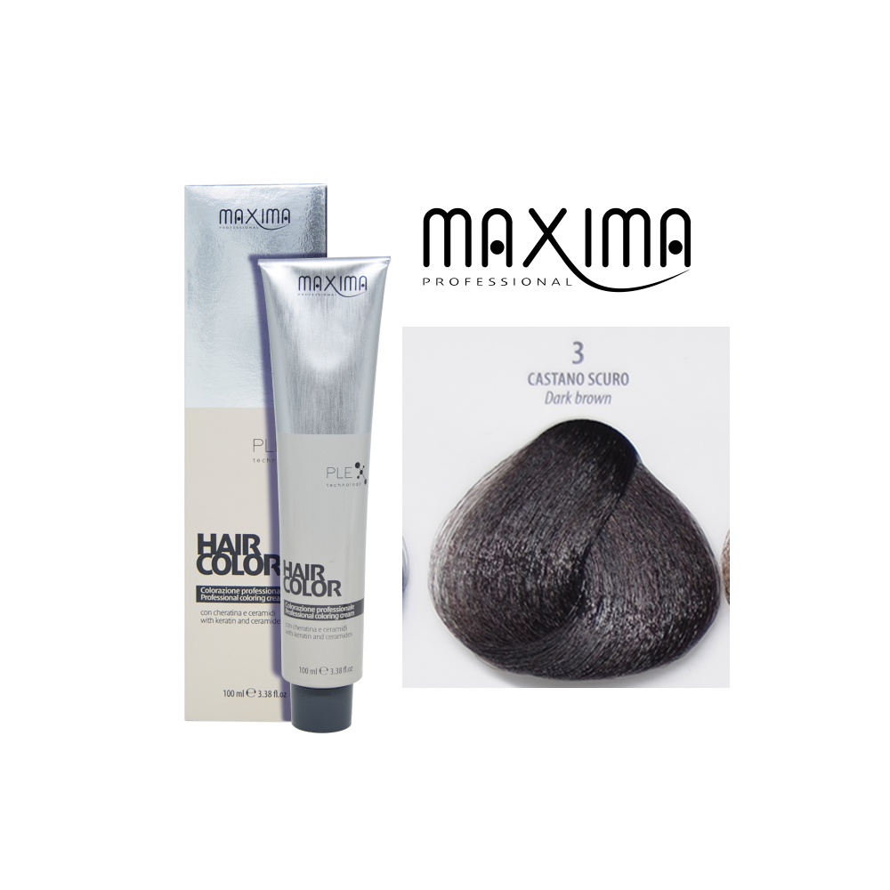 صورة مكسيما Maxima صبغة شعر بني غامق طبيعي رقم 3